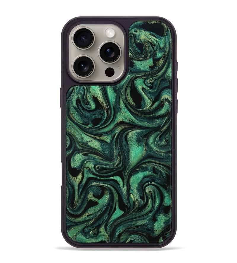 iPhone 16 Pro Max ResinArt Phone Case - Nelda (Green, 801783)