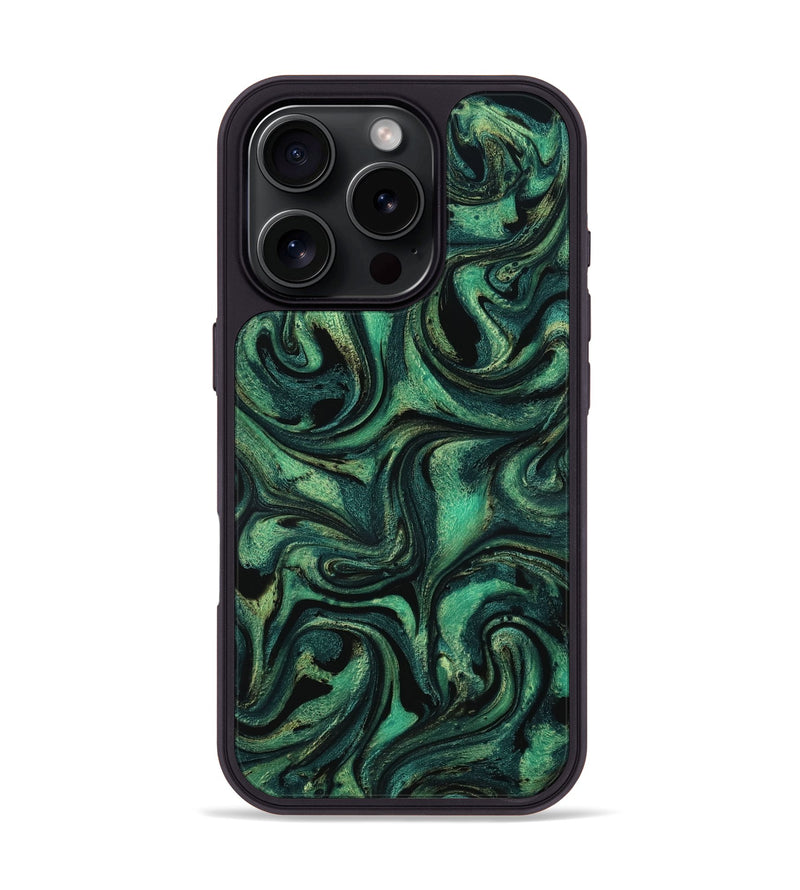 iPhone 16 Pro ResinArt Phone Case - Nelda (Green, 801783)