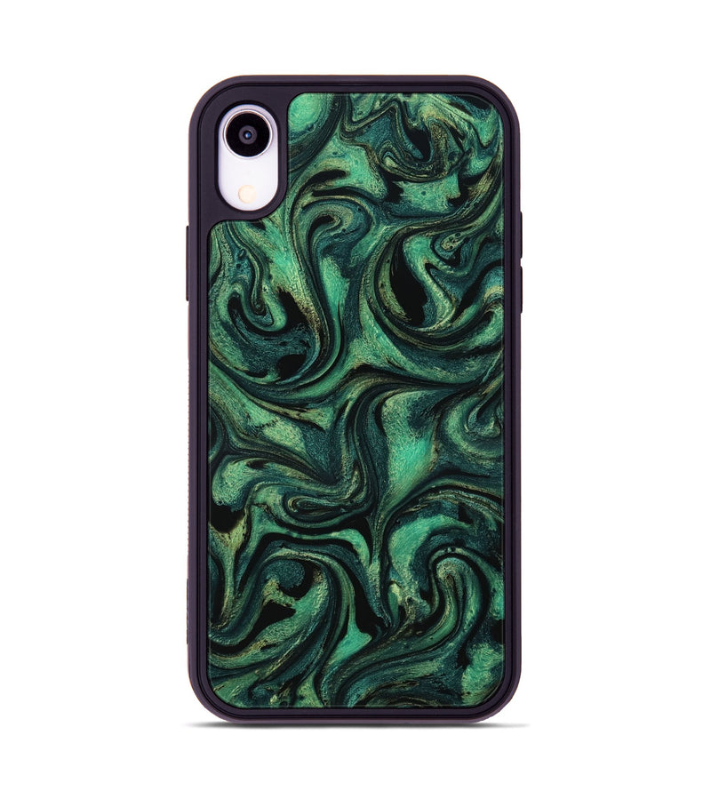 iPhone Xr ResinArt Phone Case - Nelda (Green, 801783)
