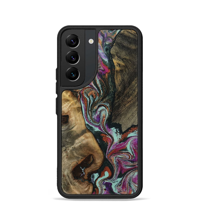 Galaxy S22 Wood Phone Case - Vern (Green, 801784)