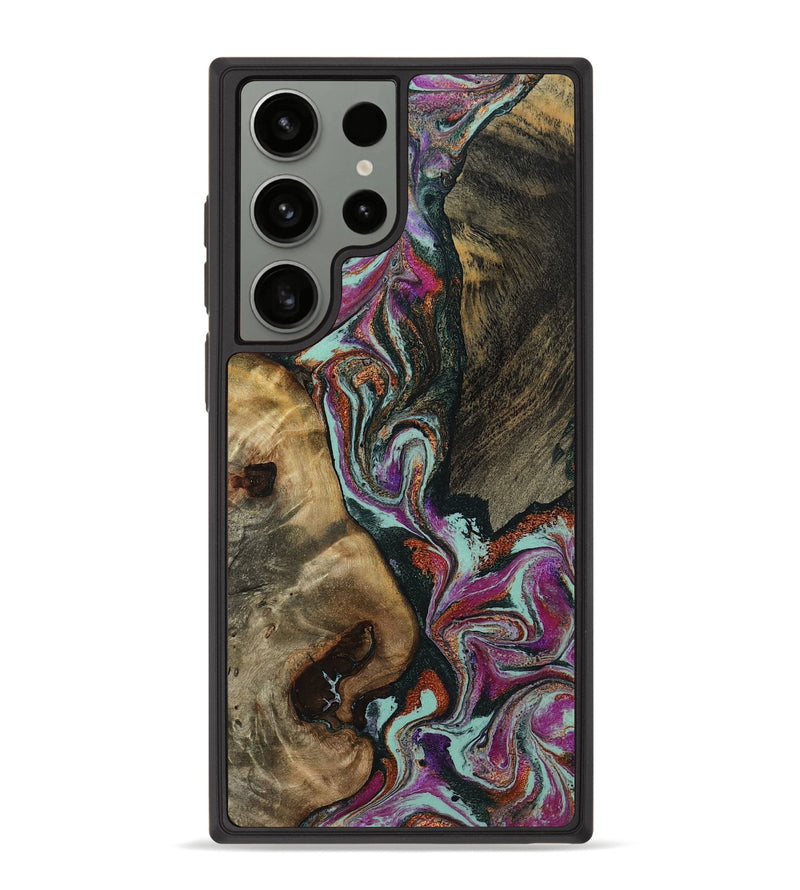 Galaxy S23 Ultra Wood Phone Case - Vern (Green, 801784)