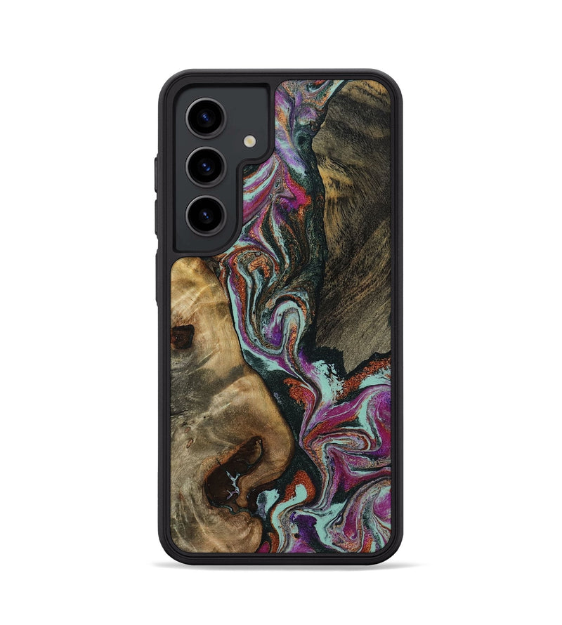 Galaxy S24 Wood Phone Case - Vern (Green, 801784)