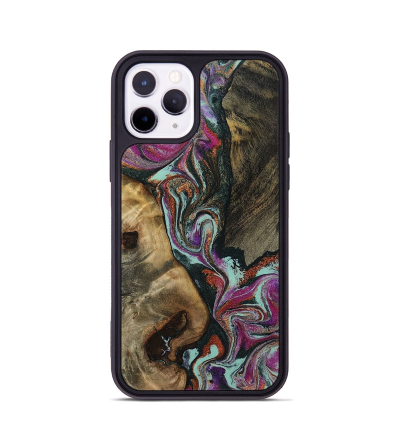 iPhone 11 Pro Wood Phone Case - Vern (Green, 801784)