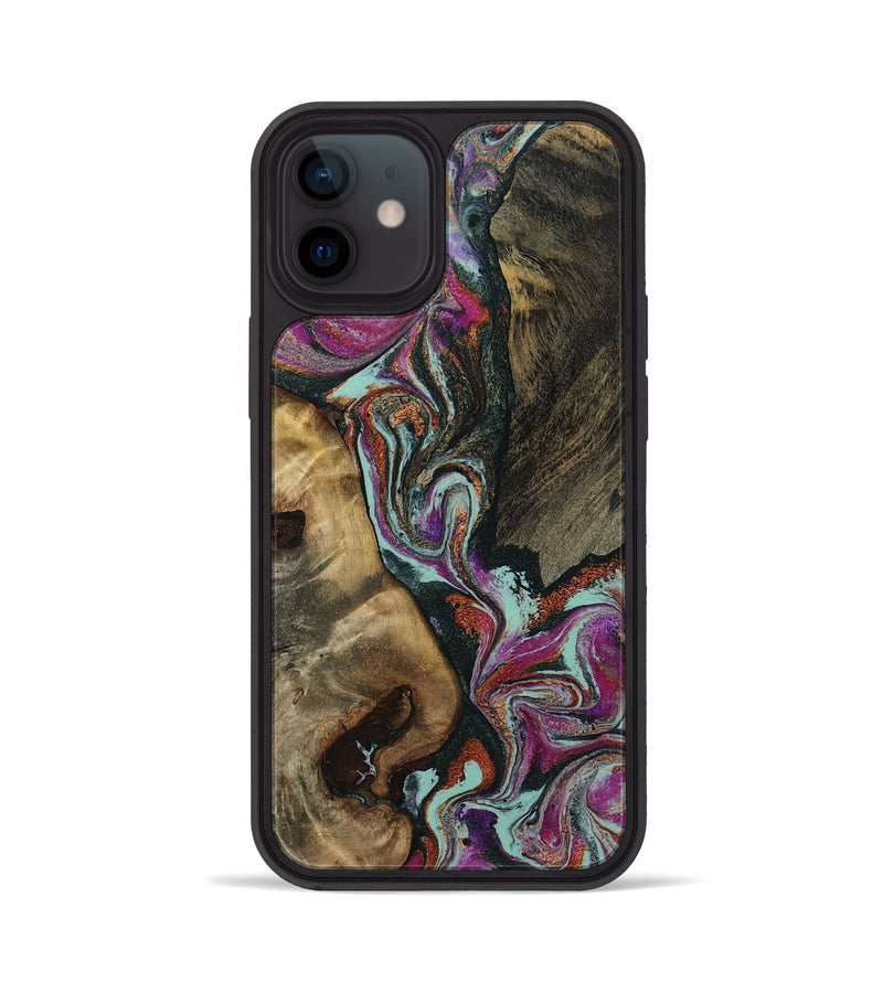 iPhone 12 Wood Phone Case - Vern (Green, 801784)