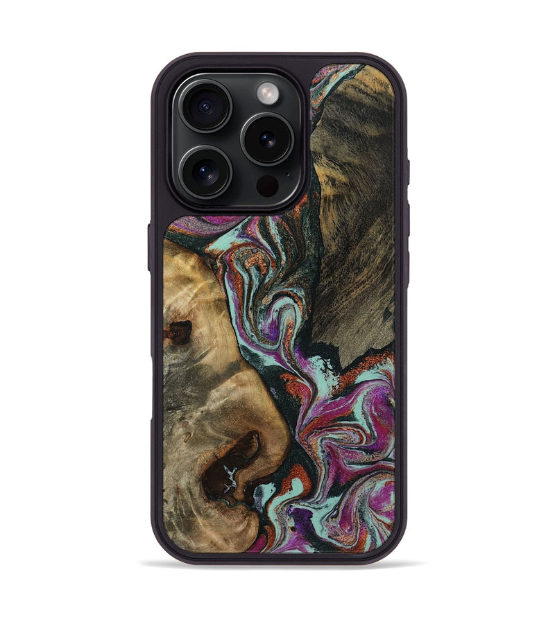 iPhone 16 Pro Wood Phone Case - Vern (Green, 801784)