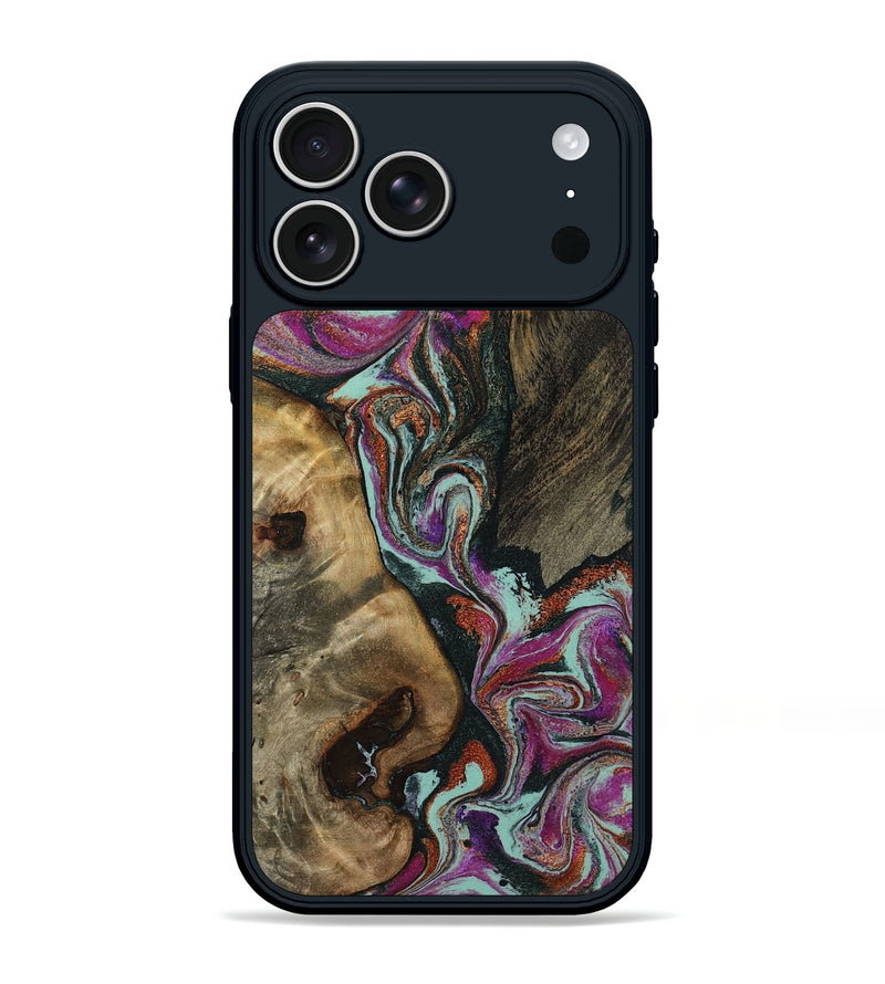 iPhone 17 Pro Max Wood Phone Case - Vern (Green, 801784)