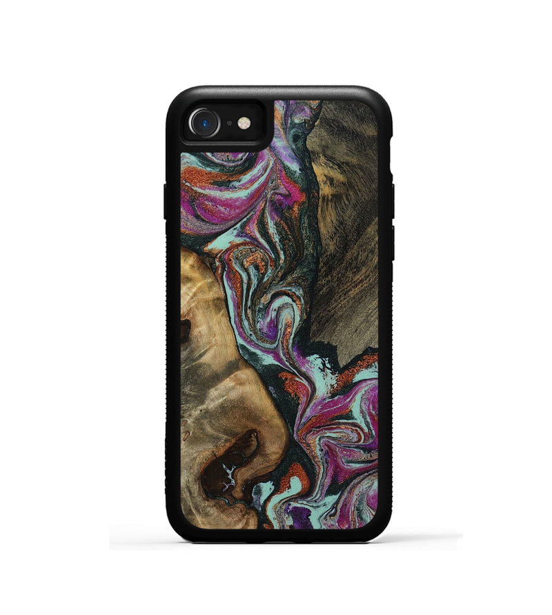 iPhone SE Wood Phone Case - Vern (Green, 801784)