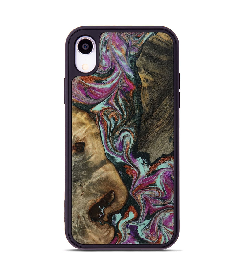 iPhone Xr Wood Phone Case - Vern (Green, 801784)