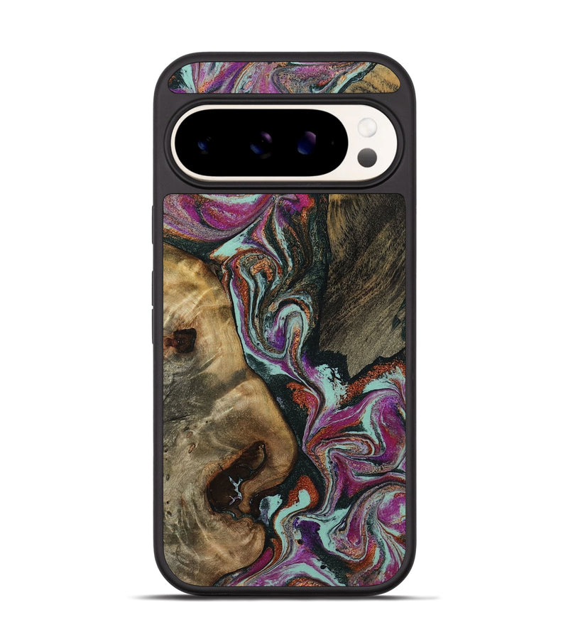 Pixel 9 Pro Wood Phone Case - Vern (Green, 801784)