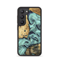 Galaxy S23 Wood Phone Case - Shirlee (Green, 801785)