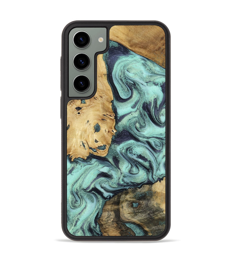 Galaxy S23 Plus Wood Phone Case - Shirlee (Green, 801785)
