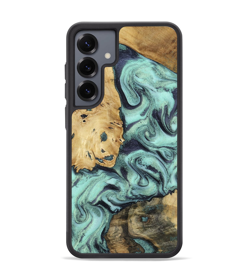 Galaxy S25 Plus Wood Phone Case - Shirlee (Green, 801785)