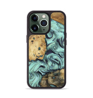 iPhone 13 Pro Wood Phone Case - Shirlee (Green, 801785)
