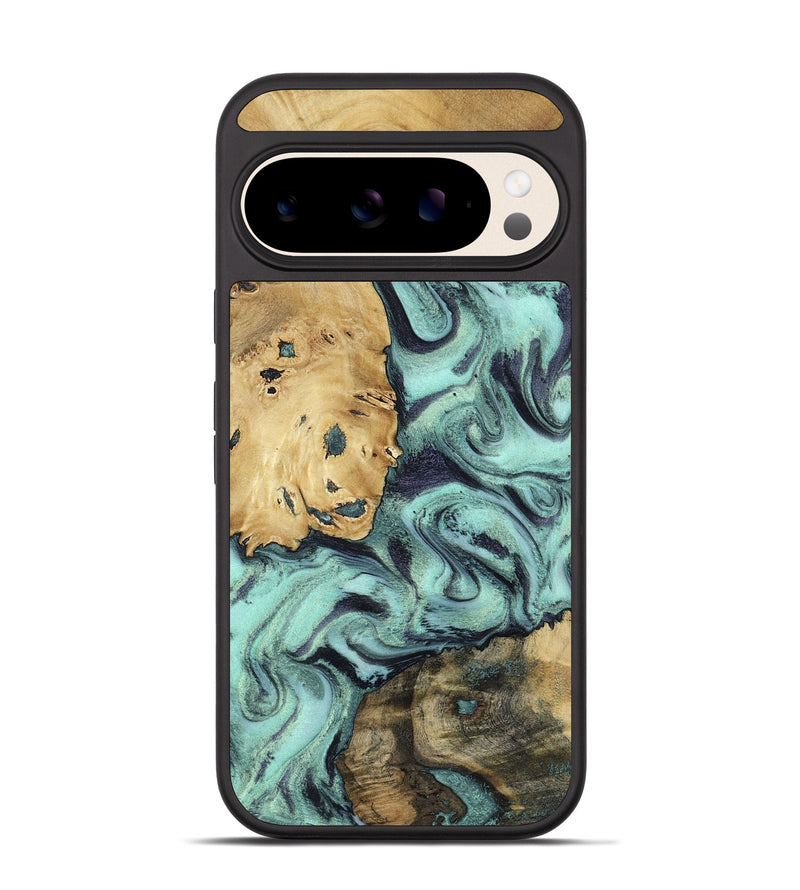 Pixel 10 Wood Phone Case - Shirlee (Green, 801785)