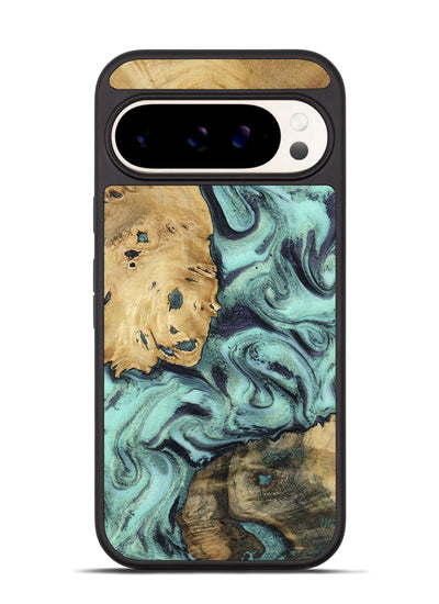 Pixel 9 Wood Phone Case - Shirlee (Green, 801785)