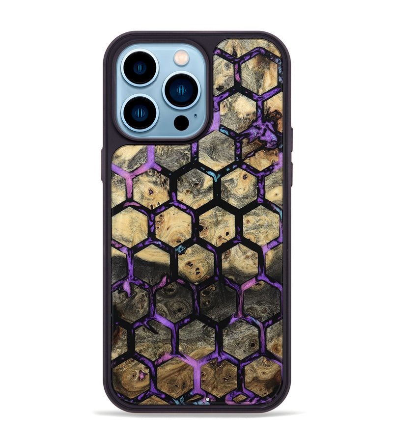 iPhone 14 Pro Max Wood Phone Case - Diann (Pattern, 801787)