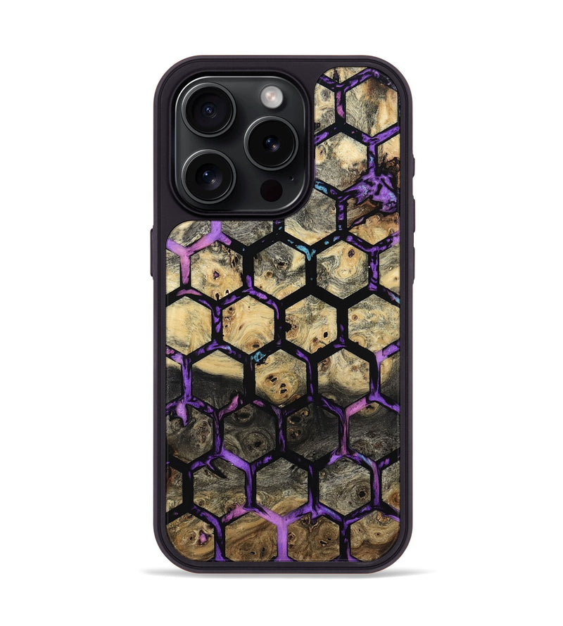 iPhone 15 Pro Wood Phone Case - Diann (Pattern, 801787)