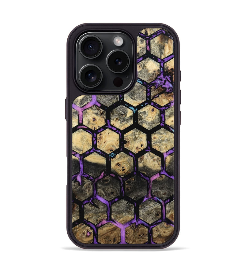 iPhone 16 Pro Wood Phone Case - Diann (Pattern, 801787)
