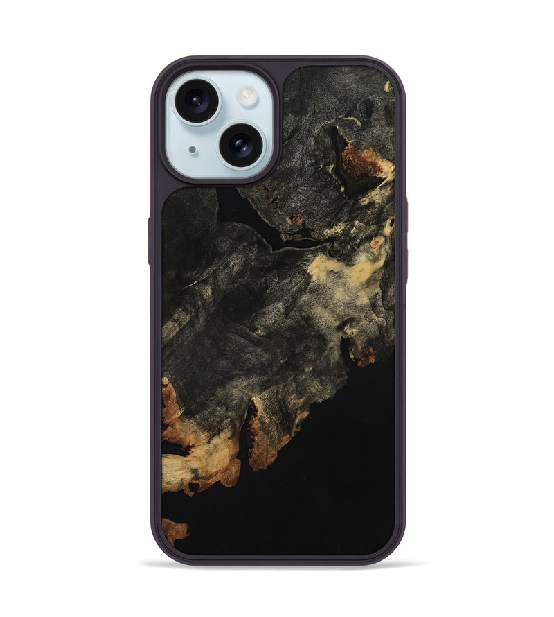 iPhone 15 Wood Phone Case - Rosia (Wood Burl, 801790)