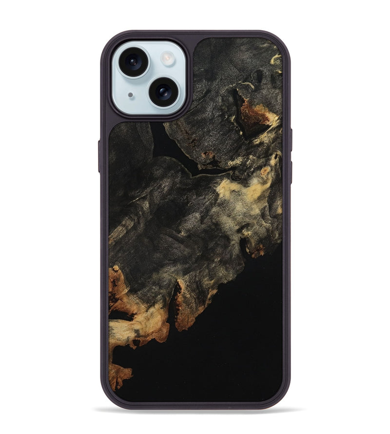 iPhone 15 Plus Wood Phone Case - Rosia (Wood Burl, 801790)