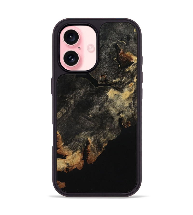 iPhone 16 Wood Phone Case - Rosia (Wood Burl, 801790)