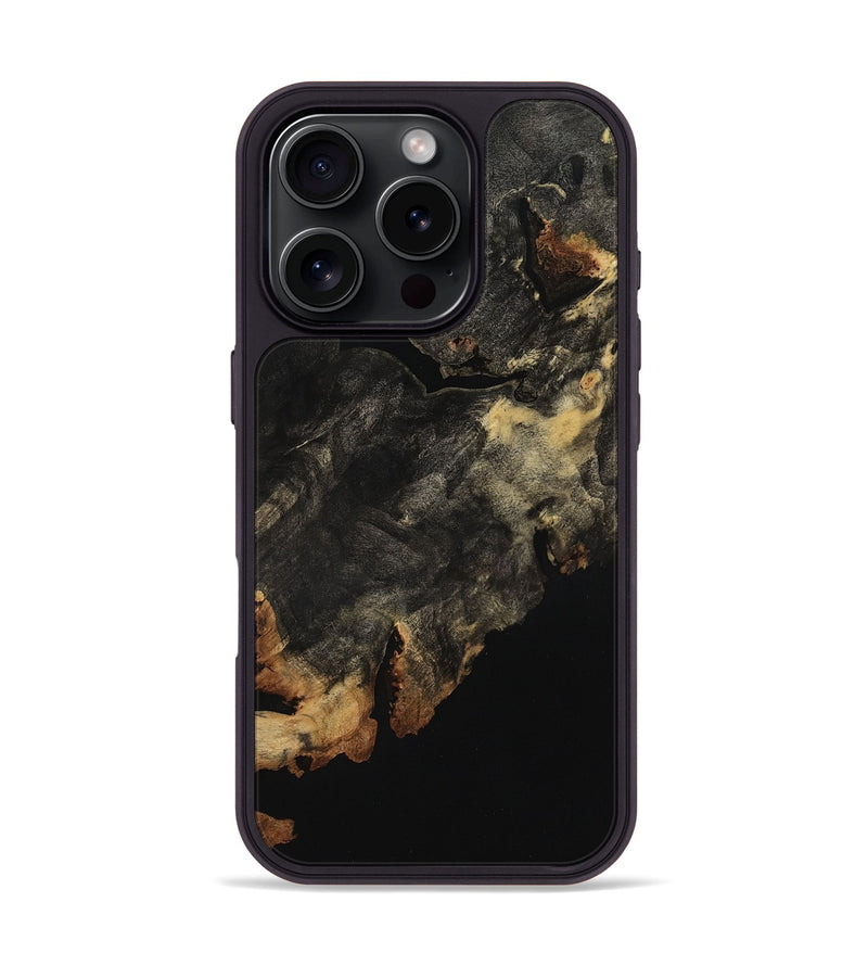 iPhone 16 Pro Wood Phone Case - Rosia (Wood Burl, 801790)