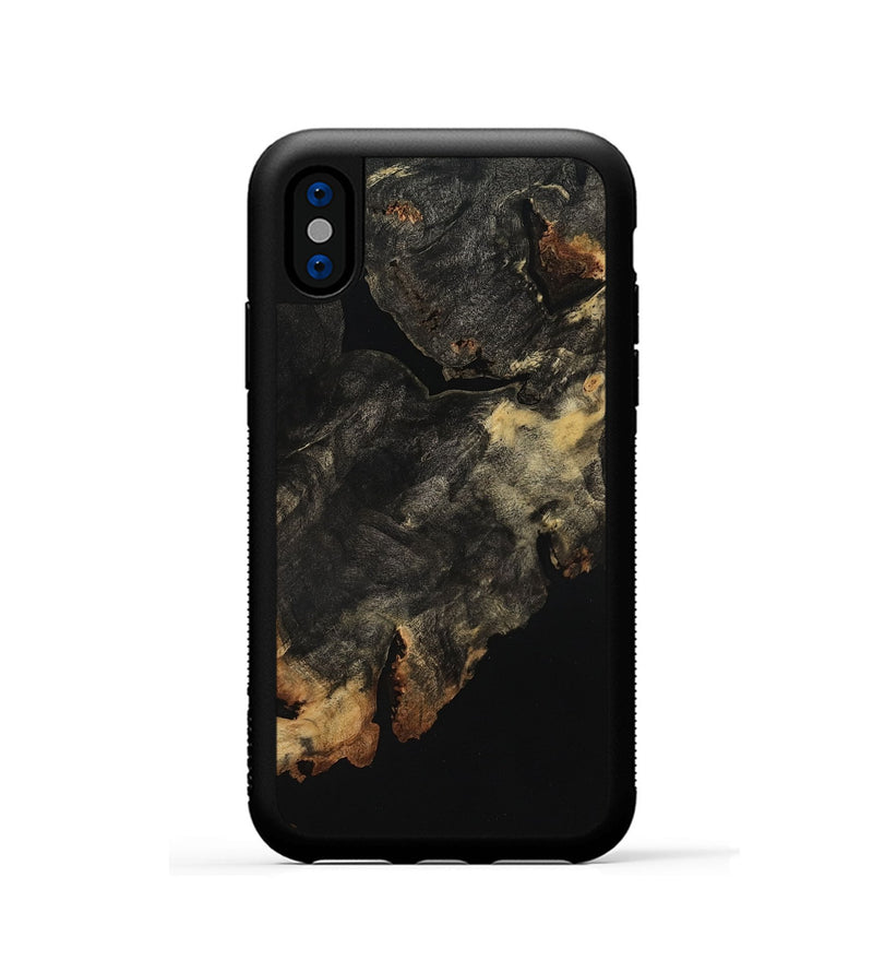 iPhone Xs Wood Phone Case - Rosia (Wood Burl, 801790)