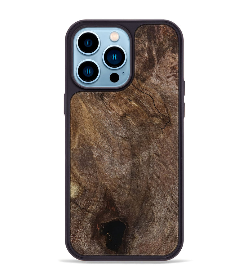 iPhone 14 Pro Max Wood Phone Case - Dan (Wood Burl, 801791)