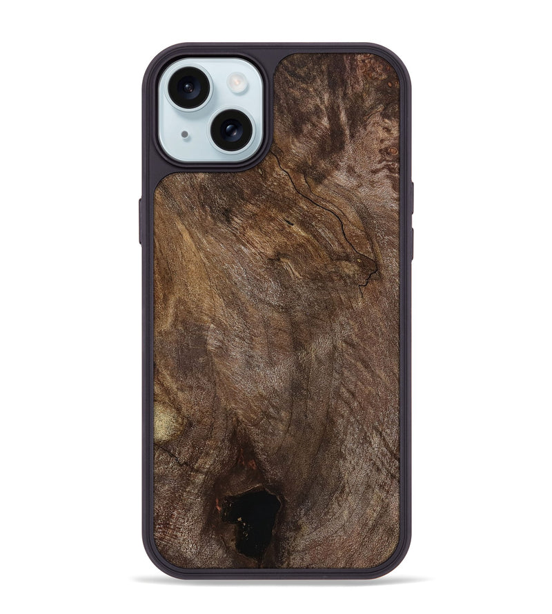 iPhone 15 Plus Wood Phone Case - Dan (Wood Burl, 801791)