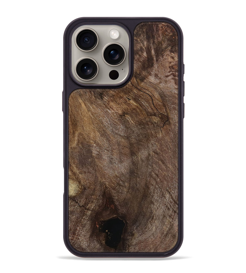 iPhone 16 Pro Max Wood Phone Case - Dan (Wood Burl, 801791)