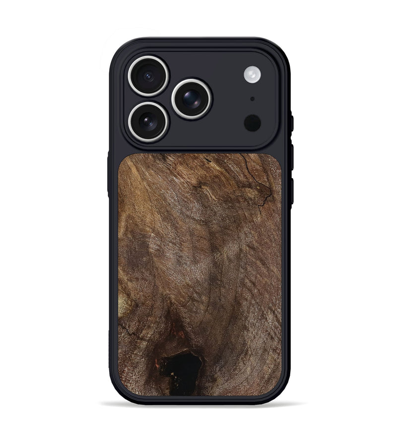 iPhone 17 Pro Wood Phone Case - Dan (Wood Burl, 801791)