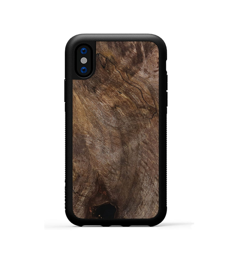 iPhone Xs Wood Phone Case - Dan (Wood Burl, 801791)