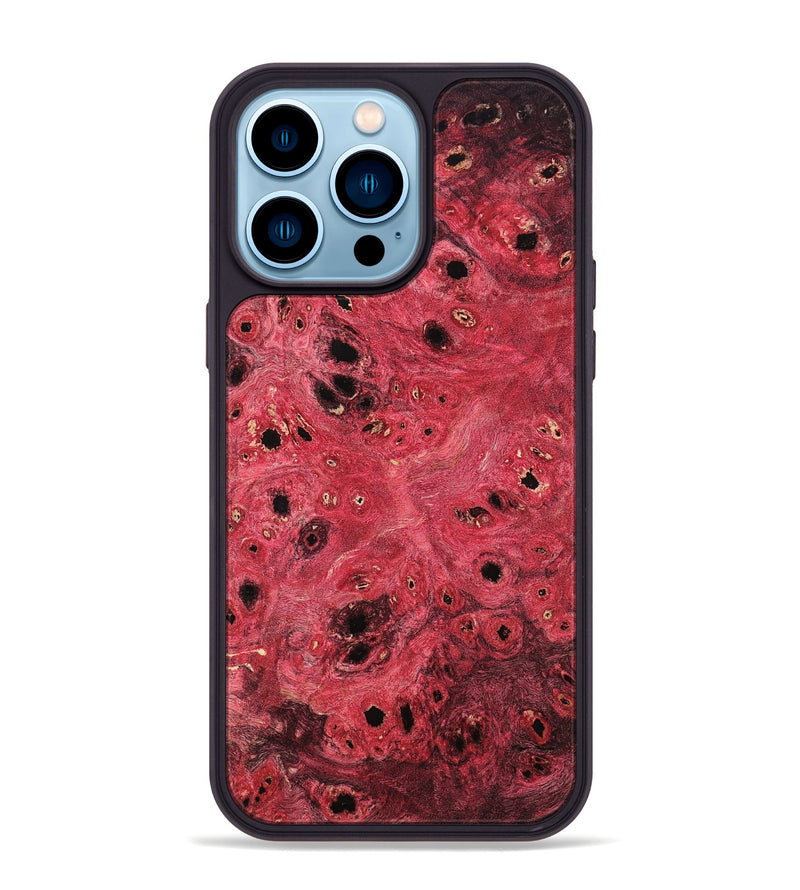 iPhone 14 Pro Max Wood Phone Case - Eugenie (Wood Burl, 801792)