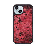 iPhone 15 Wood Phone Case - Eugenie (Wood Burl, 801792)