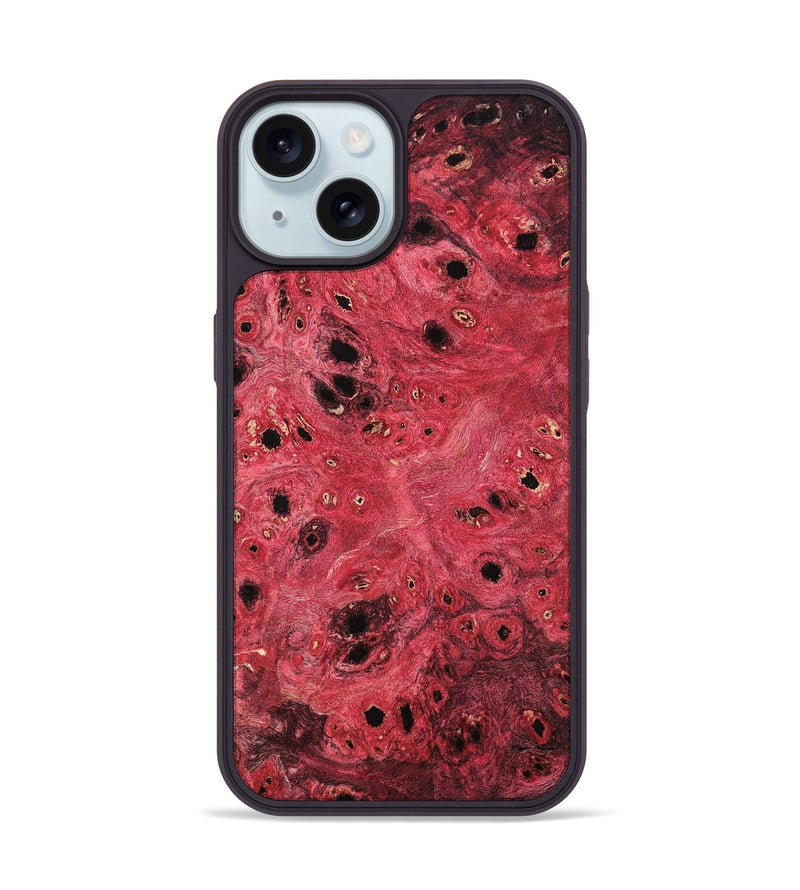 iPhone 15 Wood Phone Case - Eugenie (Wood Burl, 801792)
