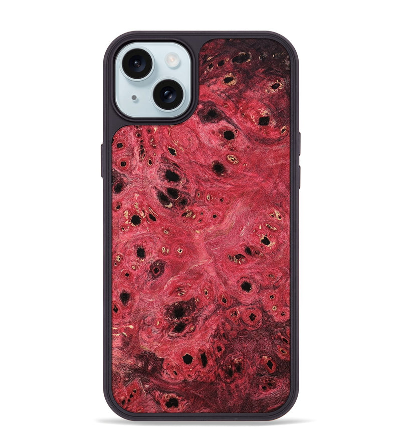iPhone 15 Plus Wood Phone Case - Eugenie (Wood Burl, 801792)