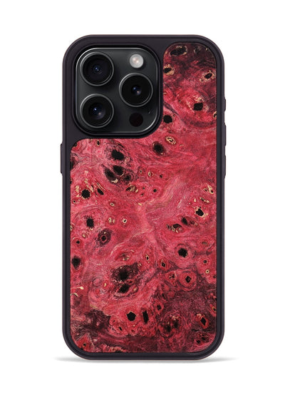 iPhone 15 Pro Wood Phone Case - Eugenie (Wood Burl, 801792)