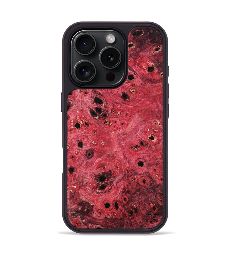 iPhone 16 Pro Wood Phone Case - Eugenie (Wood Burl, 801792)
