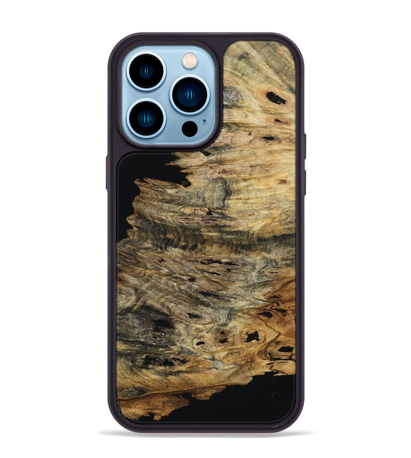 iPhone 14 Pro Max Wood Phone Case - Royalty (Wood Burl, 801793)