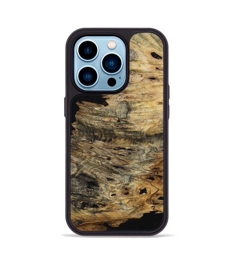 iPhone 14 Pro Wood Phone Case - Royalty (Wood Burl, 801793)
