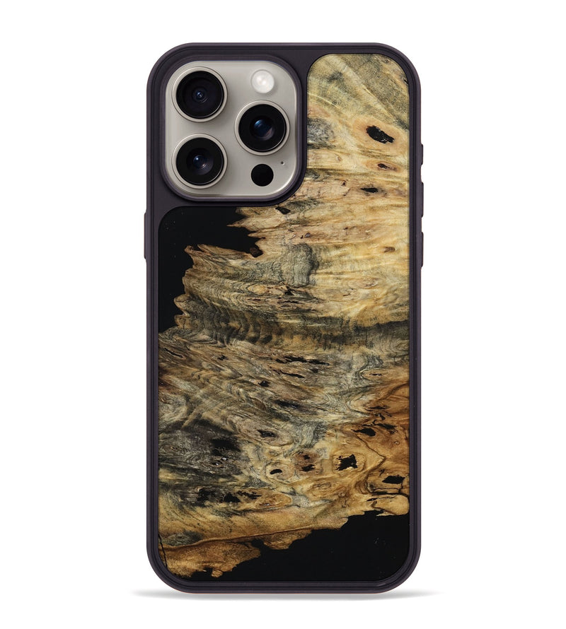 iPhone 15 Pro Max Wood Phone Case - Royalty (Wood Burl, 801793)