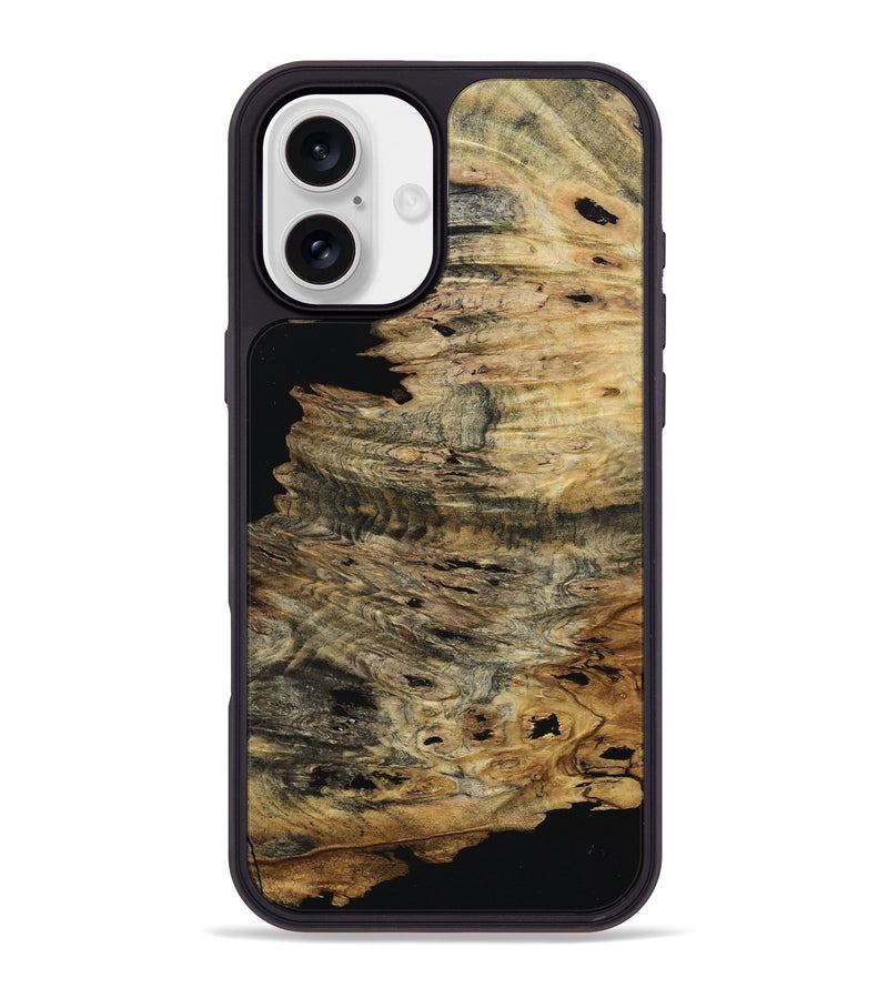 iPhone 16 Plus Wood Phone Case - Royalty (Wood Burl, 801793)