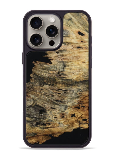 iPhone 16 Pro Max Wood Phone Case - Royalty (Wood Burl, 801793)