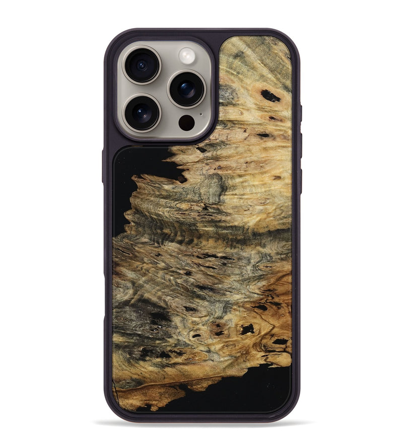 iPhone 16 Pro Max Wood Phone Case - Royalty (Wood Burl, 801793)