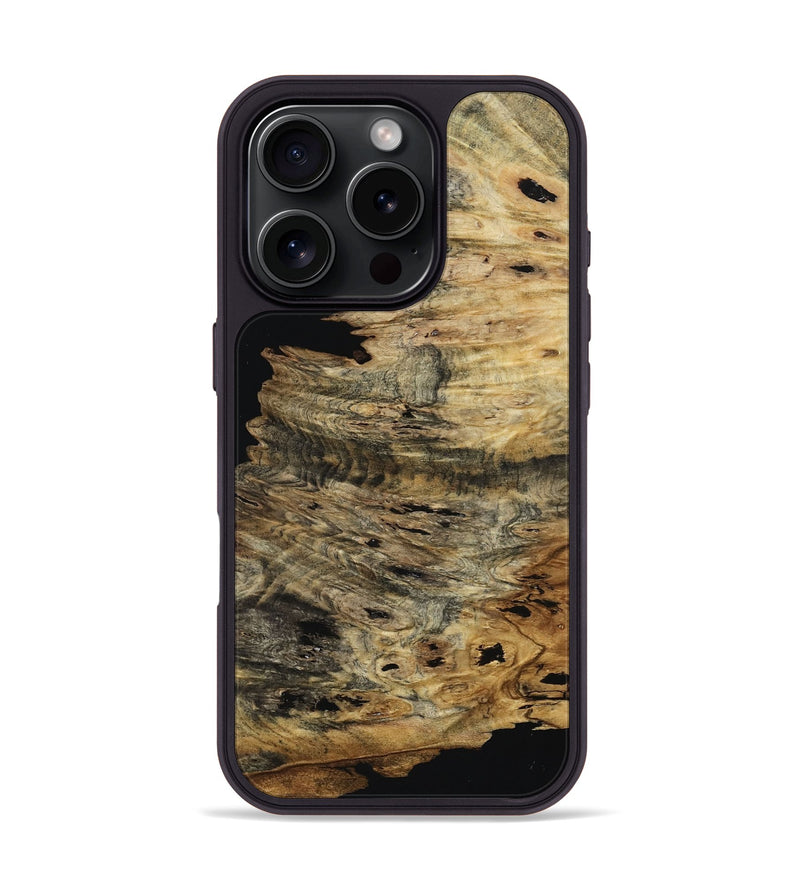 iPhone 16 Pro Wood Phone Case - Royalty (Wood Burl, 801793)