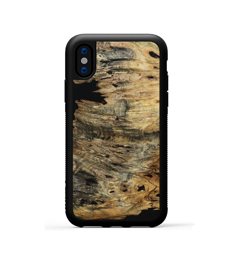 iPhone Xs Wood Phone Case - Royalty (Wood Burl, 801793)