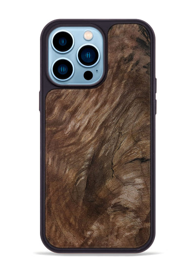 iPhone 14 Pro Max Wood Phone Case - Admiral (Wood Burl, 801794)
