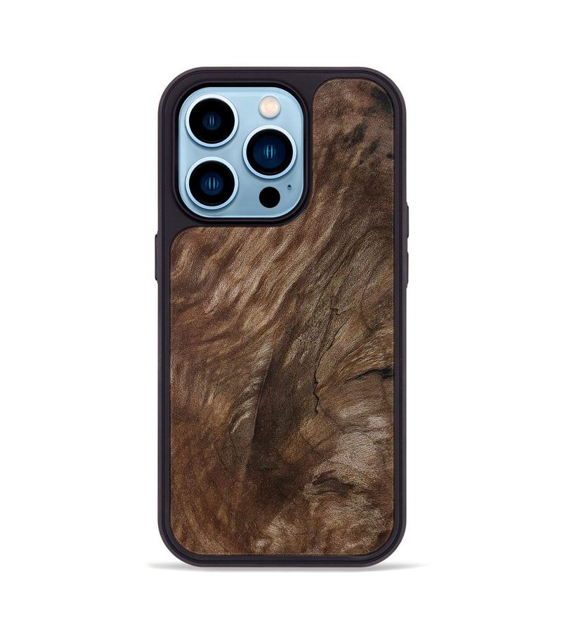iPhone 14 Pro Wood Phone Case - Admiral (Wood Burl, 801794)