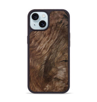 iPhone 15 Wood Phone Case - Admiral (Wood Burl, 801794)