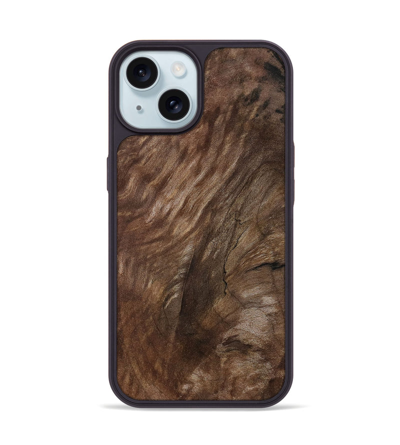 iPhone 15 Wood Phone Case - Admiral (Wood Burl, 801794)